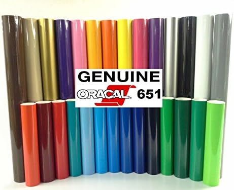 Oracal 651 Multi vinyl Vinyl ממס מבוסס דבק מגובה מדבקות עטיפה קליליות עם מדבקות עטוף רב-תכליתיות צהובות