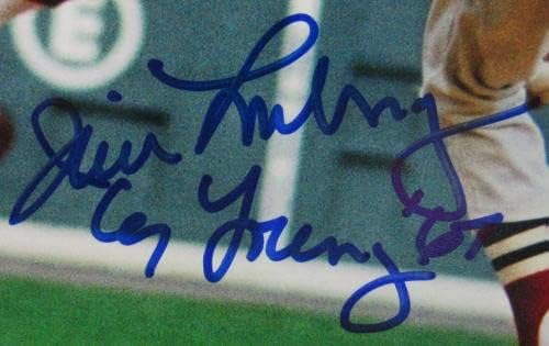 ג'ים לונבורג חתום על חתימה אוטומטית 8x10 צילום w/insc i - תמונות MLB עם חתימה