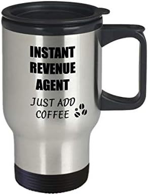 סוכן הכנסות ספל נסיעות מיידי פשוט הוסף קפה רעיון מתנה מצחיק לעמיתים לעבודה משרד מבודד מכסה מבודד מכסה 14 עוז