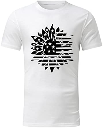 חולצת טריקו של דגל אמריקאי של חולצות וינטג