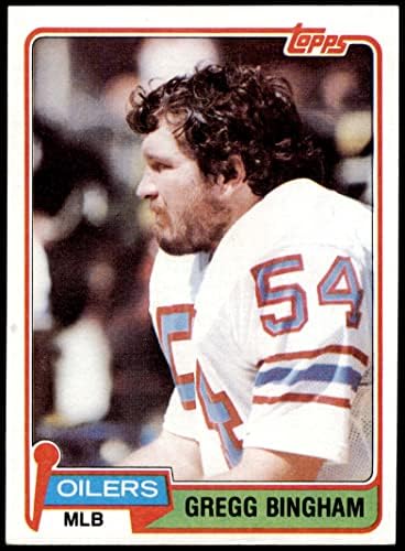 1981 Topps 79 Gregg Bingham Houston Oilers Ex+ Oilers Purdue