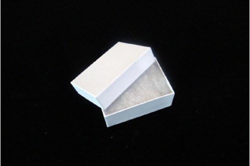 לבן 3 תכשיטים/קופסת מתנה 3-1/4 x 2-1/4 x 1h לפי גופי חנות מודרניים