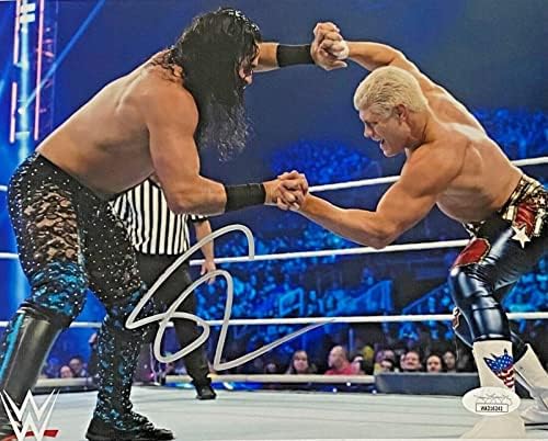 WWE בלעדי Seth Rollins חתום על חתימה 11x14 אימות JSA 6 - תמונות היאבקות חתימה