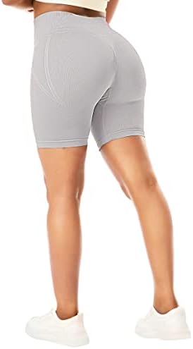 מכנסי אימון של Gillya לנשים מכנסיים קצרים ברמת ישבן חלק