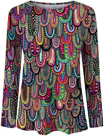סוודרים גדולים לנשים, חולצות הנלי נשים שרוול ארוך נגד צוואר כפתור מצולע כלפי מטה סוודר סרוג צמרות מצוידות