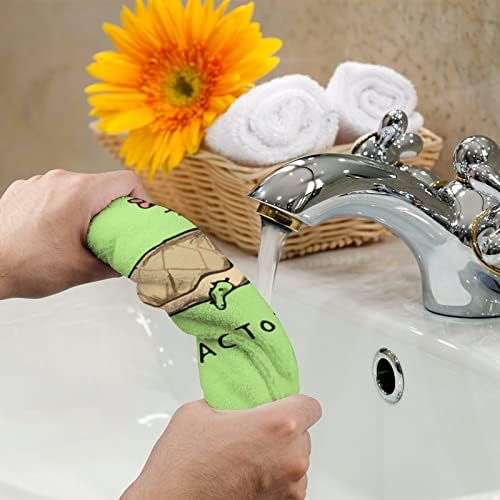 מגבות ידיים של צב קקטוס פנים בגוף שטיפת בגדים מטלוני רחצה רכים עם חמוד מודפס למטבח אמבטיה מלון יומיומי שימוש