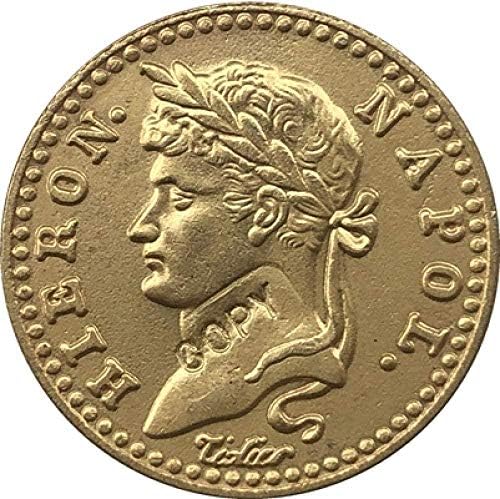 מטבע אתגר 1813 גרמנית 10 מטבעות פרנקן עותק 19 ממ אוסף קישוטים לאוסף אוסף מתנות מטבע