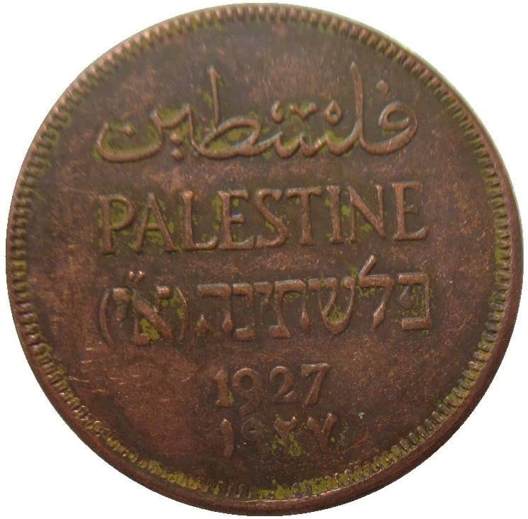 ישראל 1 מיל 1927-1947 10 רבייה זרה מטבעות הנצחה נחושת