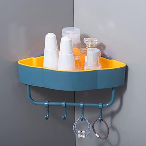 מדף מקלחת פינת קיר של JGQGB עם וו מדף אמבטיה שמפו שמפו מחזיק מדף מקלחת מארגן מתלה לאחסון מטבח