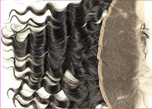 דג 'ון שיער 6 א 13 * 4 תחרה פרונטאלית סגירת פיליפינים בתולה שיער טבעי גוף גל טבעי צבע